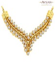 Avsar Real Gold and Diamond Stunning Mangalsutra
