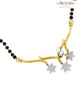 Avsar Real Gold and Diamond Stunning Mangalsutra