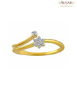 Avsar Attractive Gold & Diamond Ring