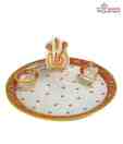 Aapno Rajasthan Marvel In Marble -Pooja Thali-037