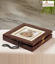 Aapno Rajasthan Antique Finish Marble Jewellery Box