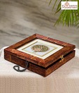 Aapno Rajasthan Rustic Finish Marble Jewellery Box