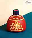 Aapno Rajasthan Terracotta Red T-Light Holder