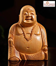 Aapno Rajasthan Carved Laughing Buddha Showpiece