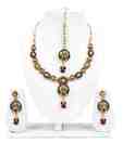 Adhira Colourful Intricately Designed Traditional Necklace Set