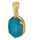 Aiza Sleek Turquoise Pendant