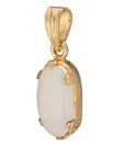 Aiza Oval Shape Opal Pendant