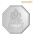 Anantamudra 10g 24 kt Certified Laxmi Silver Coin In 999 Purity