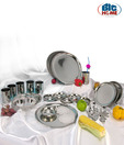 Big Home 36 Pcs Stainless Steel Dinner Set