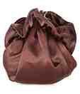 1 Bolzo Brown Shimmery Frill Clutch
