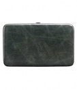 1Bolzo Dark Green Leatherite  V11510 Clutch
