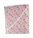 Baby Boo Wrapping Sheet With Overall Prints-Red & White