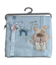 Baby Boo Blue Blanket With Embroidery