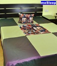 meSleep Cozy Taffeta Silk Digital Bed Cover