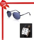 PCBC Watch - Sunglasses Luxuriant Combo Offer