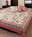 Aapno Rajasthan Attractive Floral Cotton Double Bed Sheet Set