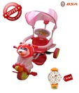 BSA Cute Tricycle Smiley With Free Watch 