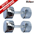 Baspo Chrome Dumbells 8 Kgs (4 Kg each)