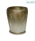 Plumeria  Grey Colour Resin Waste Basket