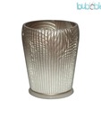 Plumeria  Green Colour Resin Waste Basket