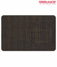 Freelance Dotted Black Basketweave Small Runner-One Pc