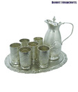 Bharat Handicrafts Silver Jug Set