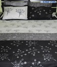 Bombay Dyeing Black & White Bed Sheet