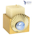 Gifting Happiness Golden Candle Holder