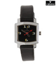 Calvino Stylish Dial Black Watch