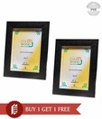 Cleanwood Rectangular Black Polystone Photo Frame