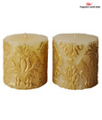 Fragrance World India Set of Two  Ivory Festive Candle