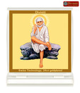 Diviniti Sacred Shirdi Sai Baba Acrylic Car Frame