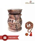 Divine Miracles Carved Soap Stone Oil Burner