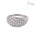 Silvera Classic Sterling Silver CZ Ring