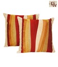 Home Kraft Parallel Yellow Cushion Cover Set