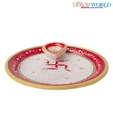 Dekor World Embellished Puja Thali