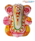 Dekor World Stone Embellished Ganesha Idol