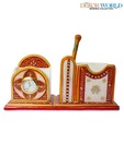 Dekor World Multi-Utility Card Holder With Clock