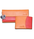 Butterflies Orange Red Wallet & Clutch Combo