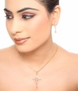 Darpan Gold Plated Pendant Set