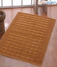 Dekor World Woven Dotted Brown Rug