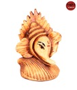 Earth Ethnic Shell Ganesha Idol
