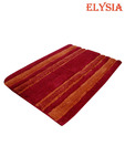 Elysia Cotton Red & Orange Striped Bath Mat