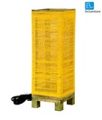 ExclusiveLane Beeja Yellow & Green Wooden Lamp