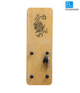 ExclusiveLane Beeja Carved Light Orange Key Holder