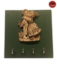 Earth Couple Keyring Holder
