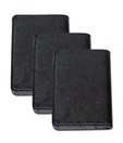 Essart Black Credit Card Holder (pack of 3)