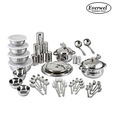 Everwel 72 Pcs Stainless Steel Family Dinner Set