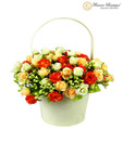 Flowers Boutique Beautiful Mixed Coloured Roses Bouquet