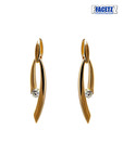 Facetz Swanky Diamond & Gold Earrings